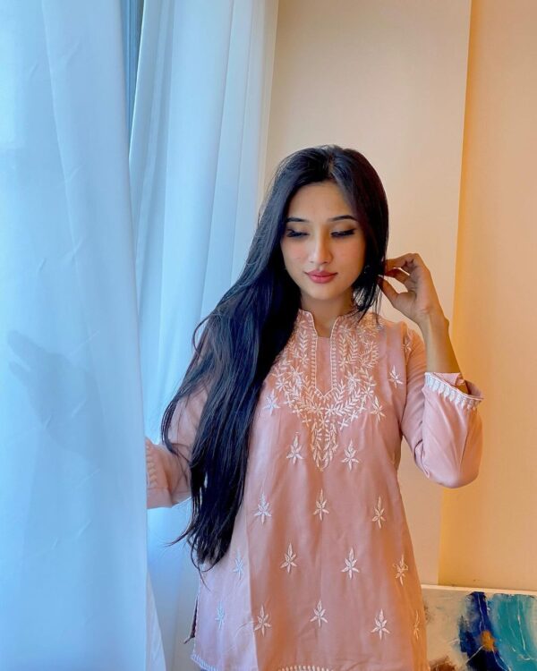 GUL BAHAR | Crepe Pink